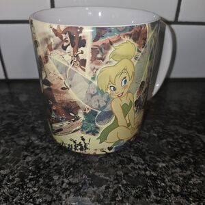Disney Orginal‎ Tinker Bell Peter Pan Vintage Big Mug Big Joe Cup Classic Hook